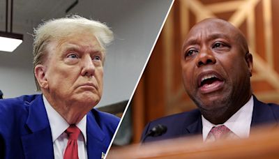 Sen Tim Scott slams 'disgusting' court gag order restricting Trump's 'First Amendment rights'