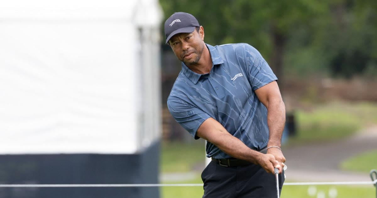 Tiger Woods scouts Valhalla ahead of next week's PGA Championship