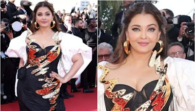 Black and gold diva: Aishwarya Rai Bachchan's first look at Cannes 2024 - Times of India