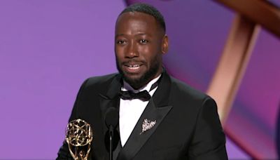 Lamorne Morris Begs Robert Downey Jr. to 'Please Sign' the Poster He Has of Him After Win at Emmys 2024