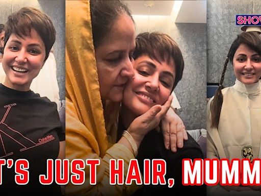Hina Khan Smiles, Her Mom Weeps As She Cuts Her Long Hair Amid Breast Cancer Treatment | WATCH - News18