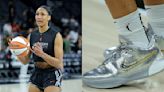 A’ja Wilson Shines In Metallic LeBron Sneakers for Las Vegas Aces’ Home Opening Game