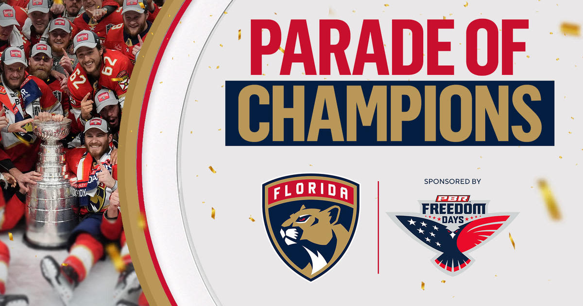 How to watch the Florida Panthers' Stanley Cup championship parade this weekend