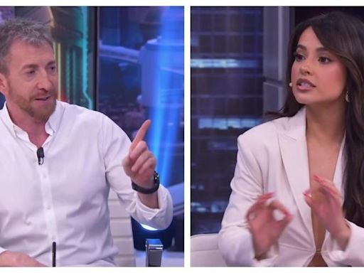 Becky G se la devuelve a Pablo Motos tras reírse de su inglés en 'El Hormiguero'