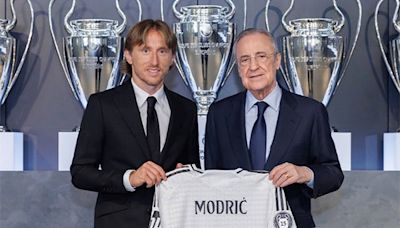 Croatian midfielder Luka Modric extends contract with Real Madrid untill 2025