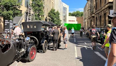 Hollywood A-lister spotted filming Netflix series in Bristol city centre