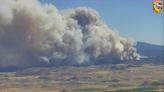 Miles huyen de un incendio que causa heridos en California