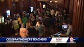 KCPS teachers celebrated with a happy hour and special announcement on Teacher Appreciation Day