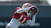 49ers receiver Brandon Aiyuk is emerging as a star in training camp