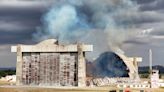 Giant WWII Airship Hangar Decimated By Raging Fire
