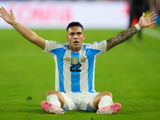 Lautaro Martinez scores an extra-time winner to give Argentina a 1-0 Copa América win over Colombia