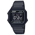 CASIO 復古文青風大型數字數位錶(B-650WB-1)黑色41.2mm