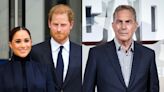 Prince Harry and Meghan Markle Present Kevin Costner With Award at Fundraiser for First Responders