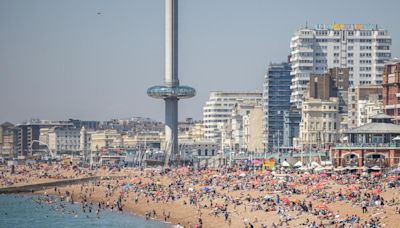 Hour-by-hour forecast as Brighton braced for hot sunshine and storm warning