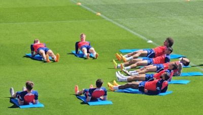 El Atlético prepara el partido ante el Celta de Vigo