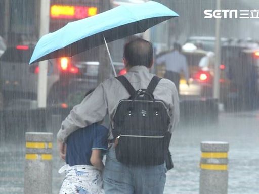 母親節全台變天「一片黃綠」！雷雨狂炸越晚雨勢越大 這2區雨最猛