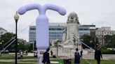 Giant 20-foot IUD seen in D.C. ahead of critical vote