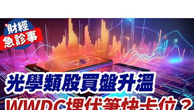 財經急診事-20240607／光學類股買盤升溫 WWDC埋伏筆快卡位？