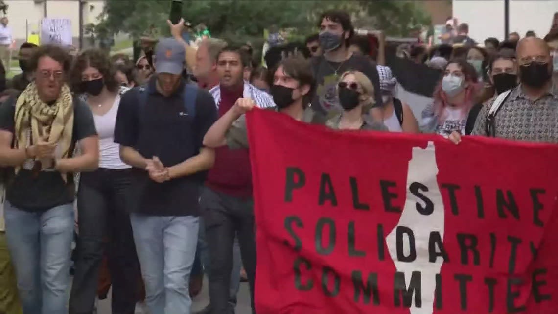 'They're not alone' | Atlanta colleges join growing pro-Palestinian rallies across the country