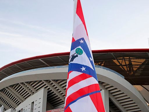 El ‘escudo de siempre del Atlético’ ya luce en el Cívitas Metropolitano