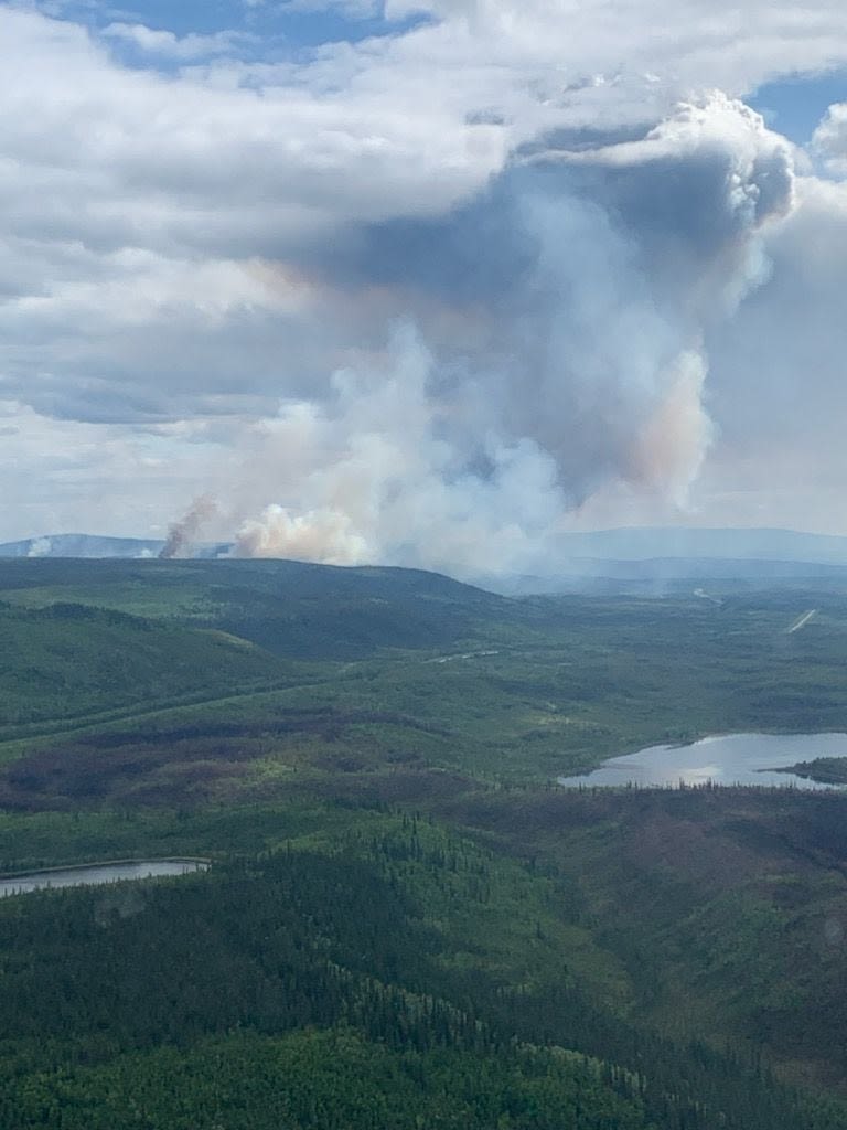 North Klondike Highway in Yukon closed again due to nearby wildfires