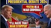 Trump Offers To Settle Russia-Ukraine War As Biden Calls Putin ‘War Criminal’ At Presidential Debate