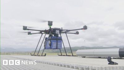 Isle of Wight: Residents call drone delivery site 'inappropriate'