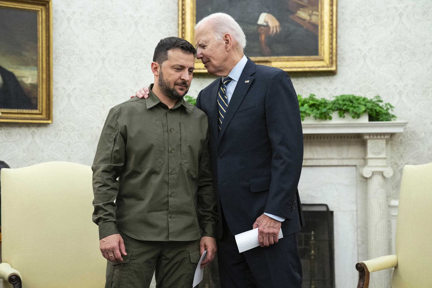 Biden and Zelenskyy to meet amid tensions over pace of U.S. military aid