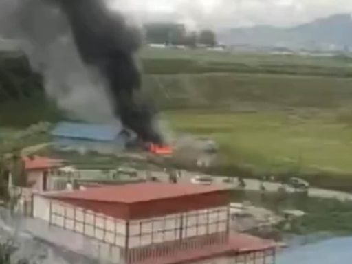 Nepal plane crash: Saurya Airlines aircraft carrying 19 people crashes during takeoff in Kathmandu