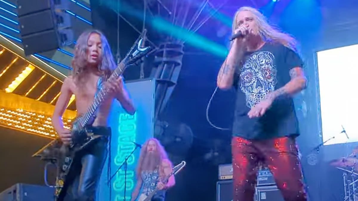 Sebastian Bach Brings Out 11-Year-Old Rocker Stepson for Skid Row’s “Youth Gone Wild”: Watch