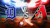 Tigers vs Diamondbacks prediction, odds, pick