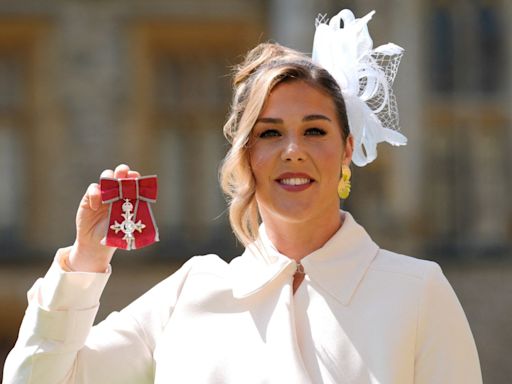 Mary Earps receives her MBE as belated reward for 2023 World Cup heroics - with Lionesses goalkeeper all smiles at Windsor Castle despite swirling speculation over her Man Utd future | Goal.com India