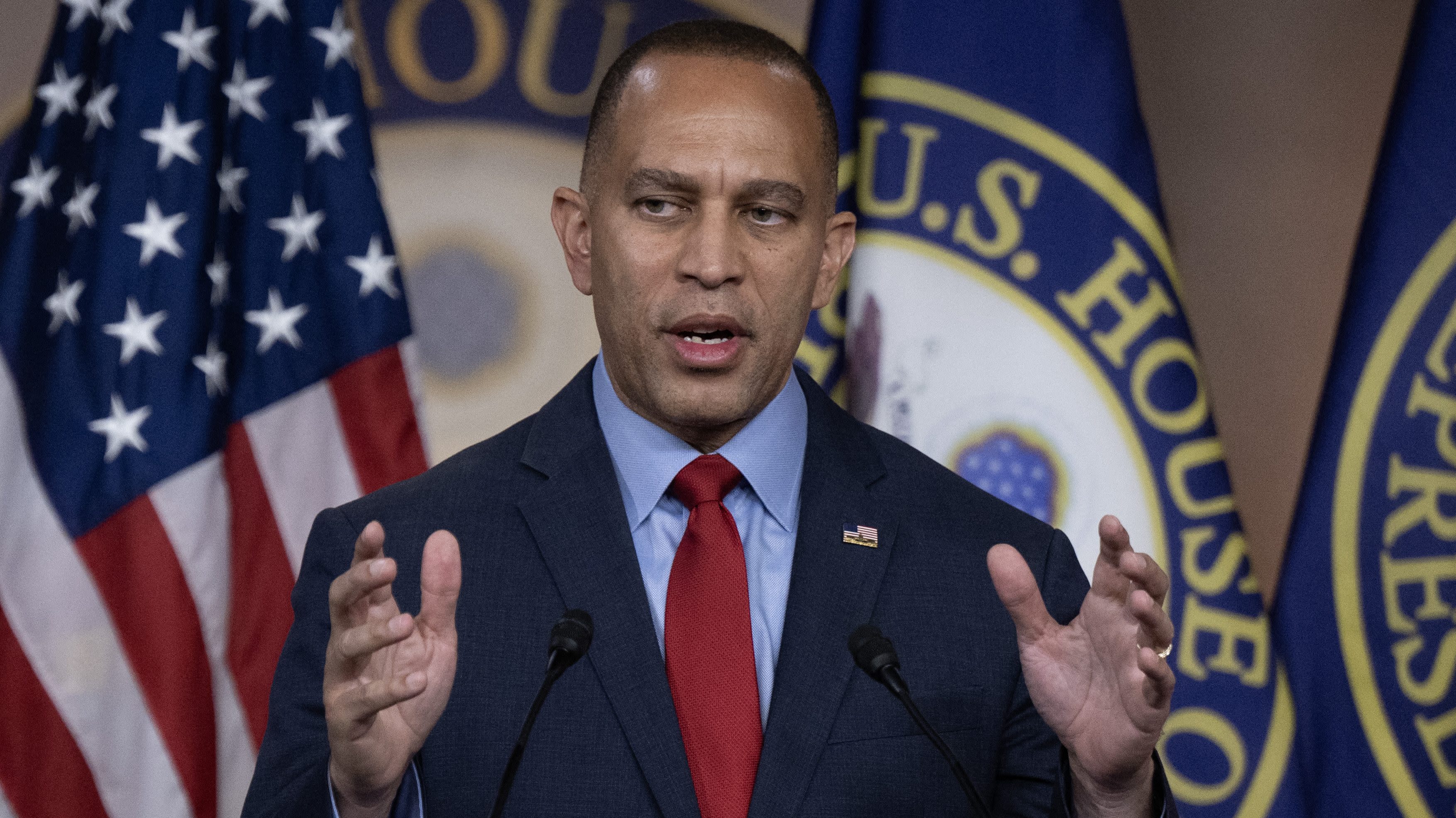 House Republicans fear Rep. Hakeem Jeffries could be next House speaker if Johnson is ousted