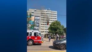 Multiple people treated for smoke inhalation after high-rise apartment fire in Pittsburgh