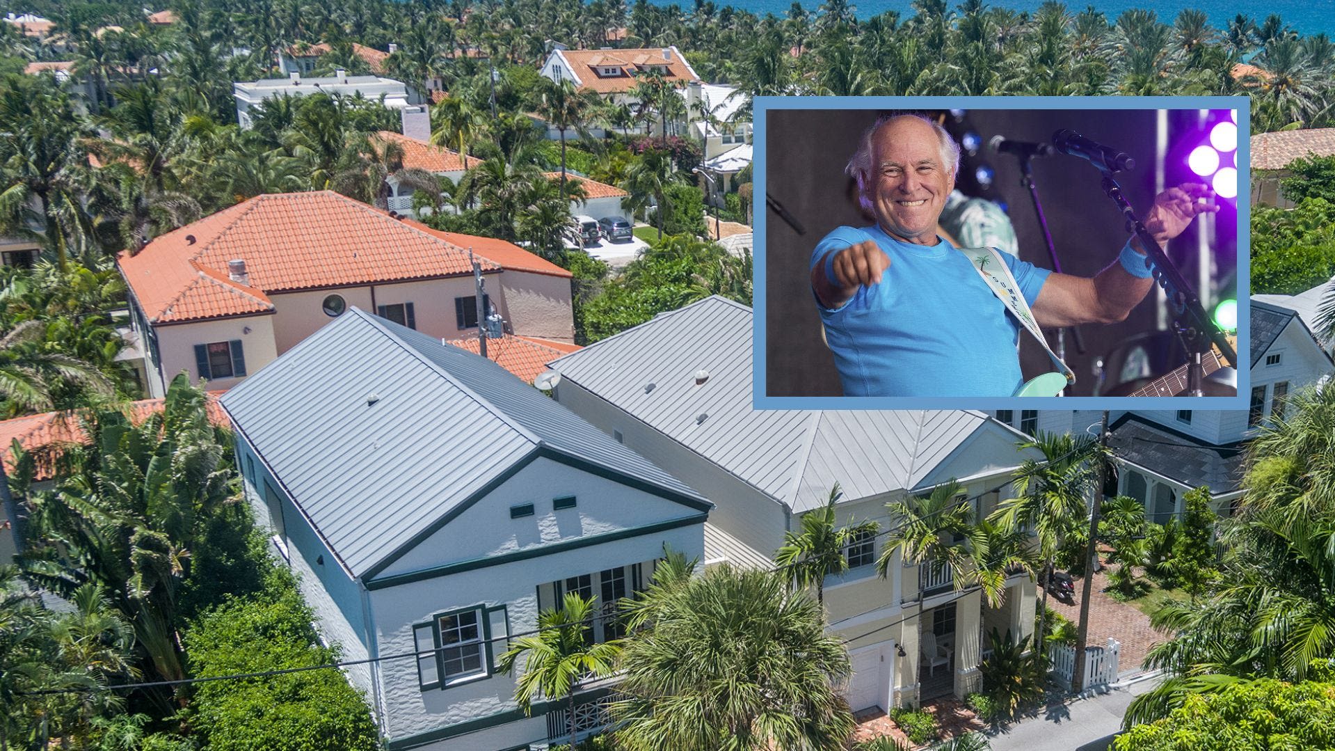 Peek inside: Jimmy Buffett's 3 Palm Beach homes are now for sale, includes music studio