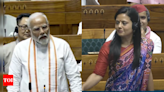 'Yeh bhi sunte huye jaiye': TMC's Mahua Moitra to PM Modi in Parliament | India News - Times of India