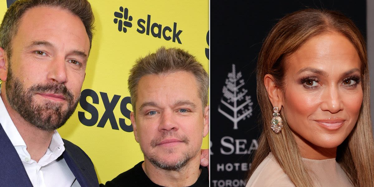 Fans React To Photos Of Jennifer Lopez And Matt Damon's Seemingly Heartfelt Chat