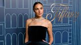 Gal Gadot Channels Old Hollywood in Voluminous Velvet Dress