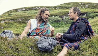 Bear Grylls Helped Baptize Russell Brand: “It Is A Privilege To Stand Beside Anyone When They Express A Humble Need...