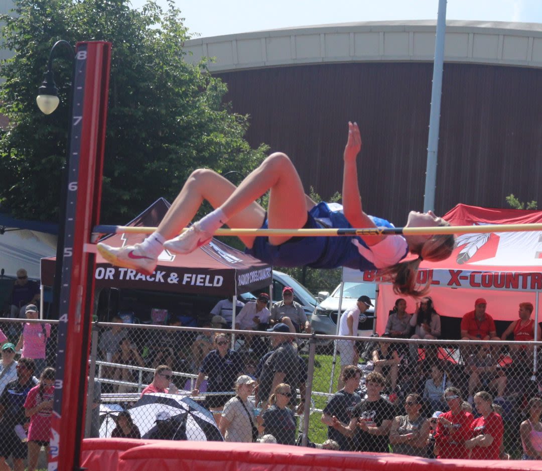 She’s a freshman … Trinity’s Sammel finishes 2nd in Class 3A high jump at state meet