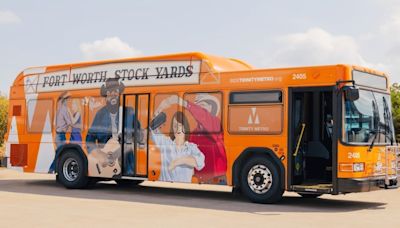 Western-themed buses will connect Fort Worth Stockyards to downtown