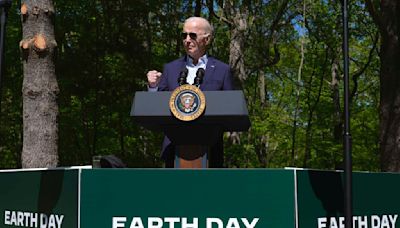 Biden marks Earth Day by going after GOP, announcing $7 billion in federal solar power grants