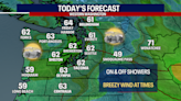 Seattle weather: Tuesday stays breezy with showers, warm sunshine ahead