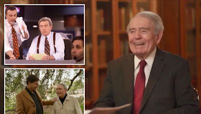 Dan Rather returns to CBS for the first time 18 years after his disgraced departure