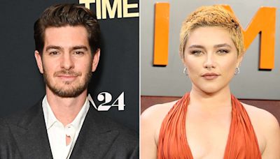 Andrew Garfield Was Terrified to Shave Florence Pugh's Head on Camera: 'Thank God She Has Such a Nicely Shaped Melon'