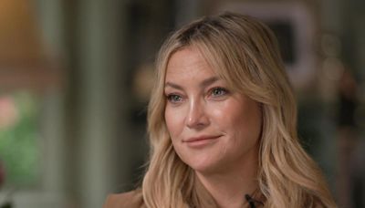 Kate Hudson says her relationship with her father, Bill Hudson, is "warming up"