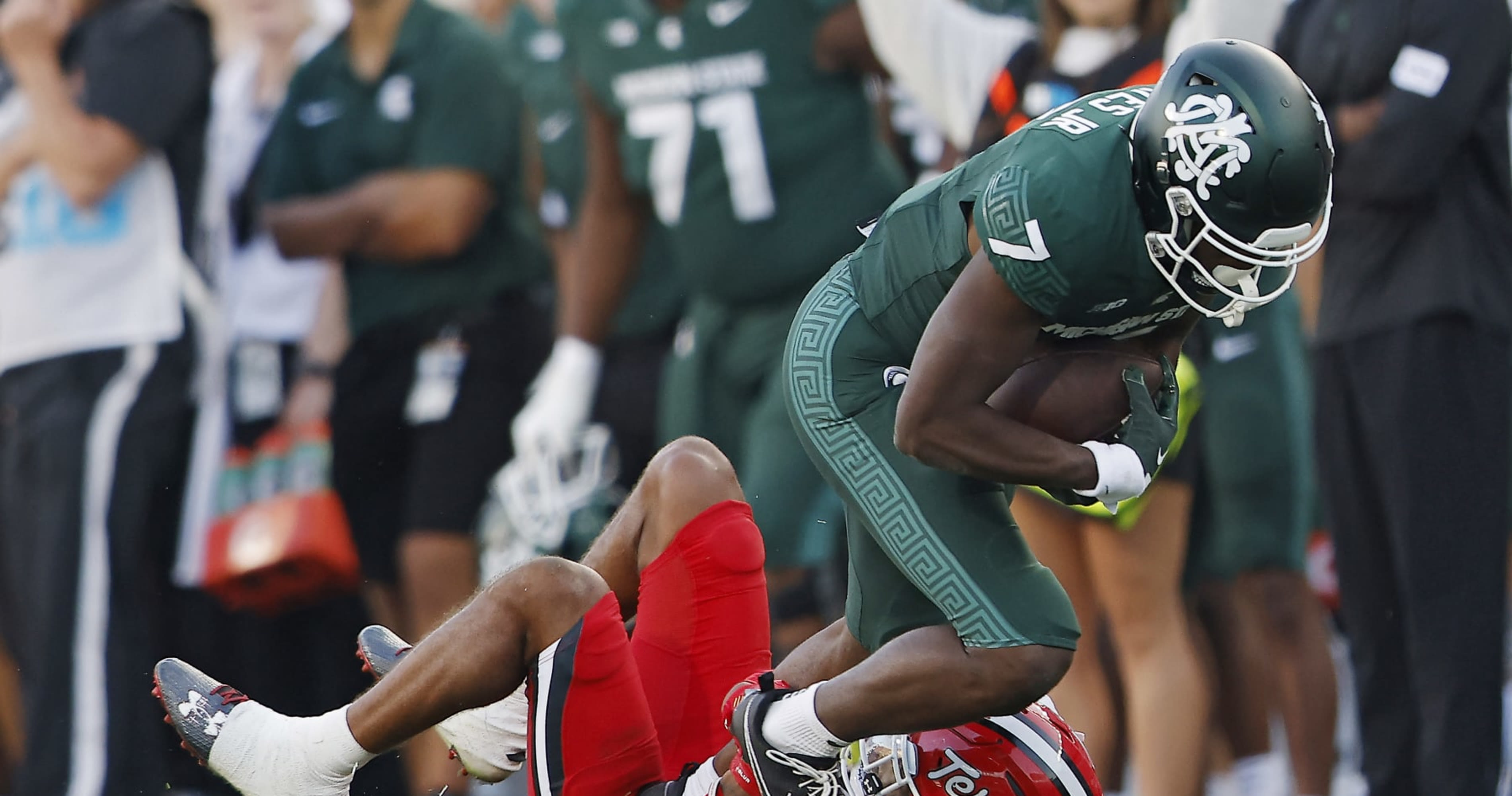 MSU WR Antonio Gates Jr., Son of NFL Legend, Withdraws From CFB Transfer Portal