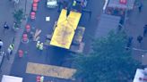 Crews cover street collapse in Greenwich Village with steel plate