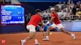 Rafael Nadal's Olympics end in doubles loss with Carlos Alcaraz to Americans Krajicek and Ram - The Economic Times