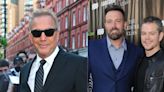 Kevin Costner relembra filme em que Ben Affleck e Matt Damon o impressionaram como figurantes: 'Foram com tudo'